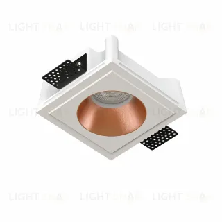 Встраиваемый потолочный гипсовый светильник STELLANOVA QUASAR 80 COPPER SN 200