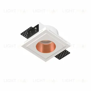 Встраиваемый потолочный гипсовый светильник STELLANOVA QUASAR 55 COPPER SN 204