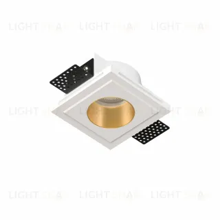 Встраиваемый потолочный гипсовый светильник STELLANOVA QUASAR 55 BRASS SN 205