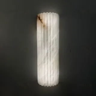 Настенный светильник DL-6485W 30cm Brass / White Alabaster DL-6485W/S
