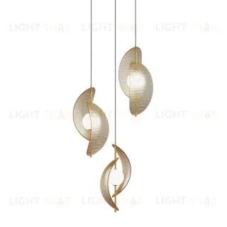 Подвесной светильник MD24030035-3A brass/amber MD24030035-3A brass/amber