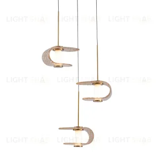 Подвесной светильник MD24020901-3A gold/cognac MD24020901-3A gold/cognac
