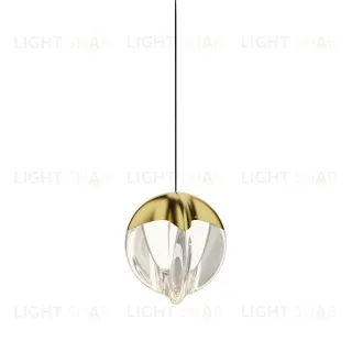 Подвесной светильник MD24001033-1A gold/clear MD24001033-1A gold/clear
