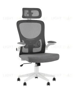 Кресло офисное TopChairs Airone серый ткань УТ000040352