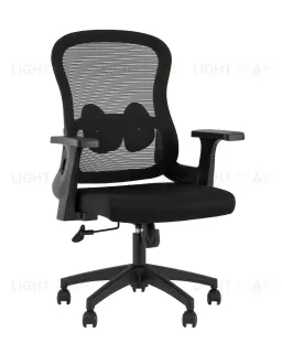 Кресло офисное TopChairs Petal черный УТ000040045