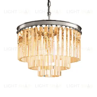 Люстра Odeon 6 chrome/amber KR0387P-6 chrome/amber
