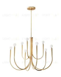 Золотая люстра Свуп LHLCH230124XNP