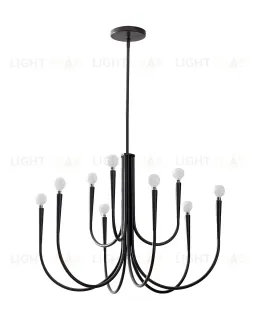Чёрная люстра Свуп LHLCH240124XNP
