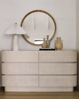 Зеркало в раме из ротанга Леола LHDWM211223SH