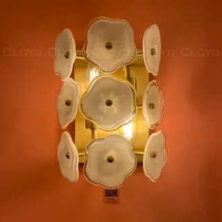 Бра Cloyd EFIOPIA W2 / выс. 28 см - латунь (арт.20393)  20393