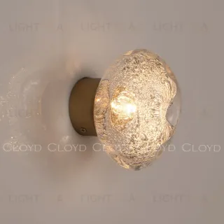 Бра Cloyd VOCAL-A W1 / латунь - прозрачн. стекло (арт.20366)  20366