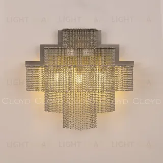 Бра Cloyd ONASSIS W3 / выс. 27 см - хром (арт.20371)  20371
