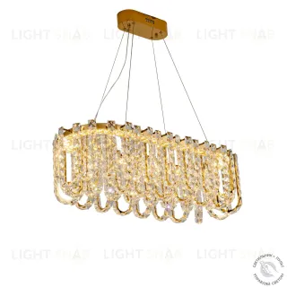 Хрустальная люстра золото LED 30Вт D85см Zortes Amanda ZRS.30514.23 ZRS.30514.23