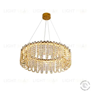 Хрустальная люстра золото LED 60Вт D80см Zortes Amanda ZRS.30514.22 ZRS.30514.22