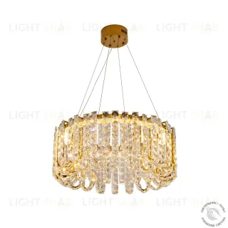 Хрутсальная люстра золото LED 40Вт D60см Zortes Amanda ZRS.30514.21 ZRS.30514.21