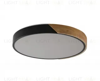 Потолочный светильник черный LED 48Вт D40см Zortes ALBERRO ZRS.01287.48 ZRS.01287.48