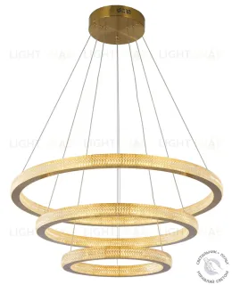 Люстра подвесная бронза LED 228Вт D40+60+80см Zortes GRACE ZRS.30220.228 ZRS.30220.228