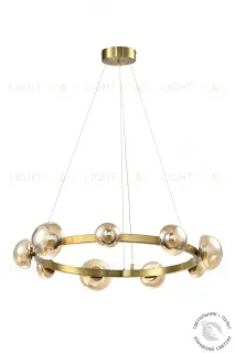 Люстра потолочная латунь LED 36Вт D68см Zortes FRITTO ZRS.1215.09 ZRS.1215.09