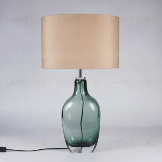 Настольная лампа Cloyd FOAM T1 / выс. 65 см - хром - зелен. стекло (арт.30102)  30102