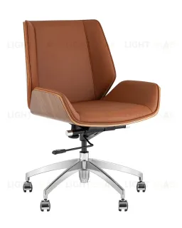 Кресло офисное TopChairs Crown SN коричневый УТ000038535