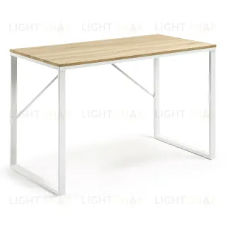 Письменный стол Lisbet 120x60 металл белый 023547