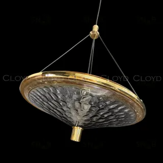 Подвесной светильник Cloyd FANTOM P1 / Ø32 см- прозрачн. - золото (арт.11250)  11250