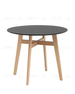 Стол обеденный Target Circle 90*90 черный УТ000036021