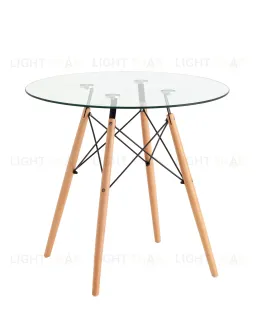 Стол Eames DSW NEW D80 стеклянный УТ000039068
