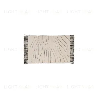 Коврик для ванной Crilda белый хлопковый 50 x 70 см 209191