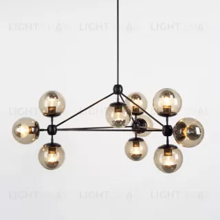 Люстра Modo Chandelier 10 Globes Black 17134