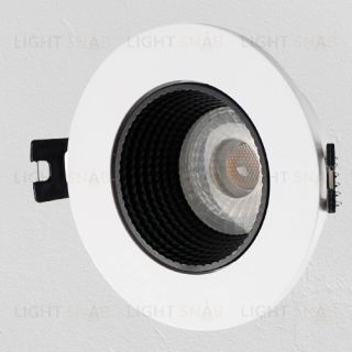 Встраиваемый светильник Hig white PL01-0367-WH+BK PL01-0367-WH+BK