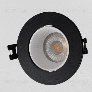 Встраиваемый светильник Hig black PL01-0367-BK+WH PL01-0367-BK+WH