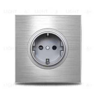 Розетка SC02 Aluminium Panel Switch 977502-01