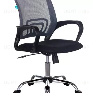 Кресло Бюрократ CH-695SL темно-серый TW-04 сиденье черный TW-11 крестовина хром УТ000005438