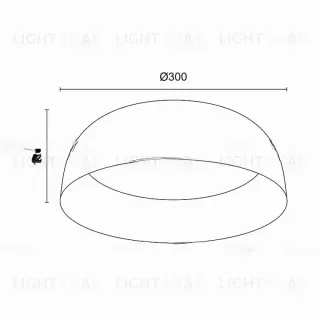 Современный потолочный светильник LEKKE LR VL30375