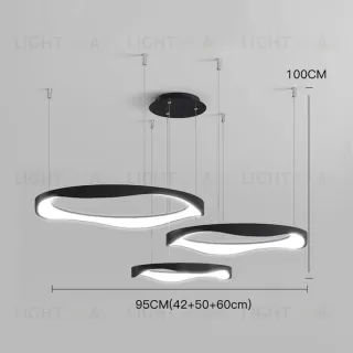 Подвесная люстра HALL LIGHT 95 BK VL32265