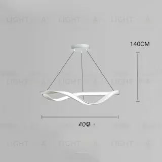 Подвесная светодиодная люстра THAWED CIRCLE 40 WH VL32285