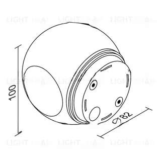 Настенный светодиодный светильник TOMA VL31050