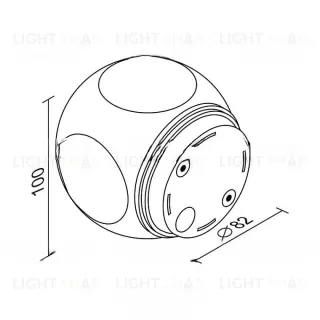 Настенный светодиодный светильник ASLI VL31052