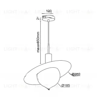 Подвесной светильник ADI P LRS VL30859