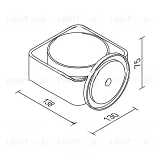 Настенный светодиодный светильник MIRKO VL31075