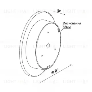 Настенный светодиодный светильник MILLAN VL31011