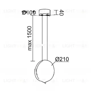 Подвесной светильник MIRZA BLR VL30862