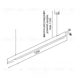 Линейный светодиодный светильник LR LINE M VL30843