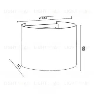 Настенный светодиодный светильник ULKO VL31060