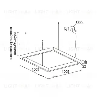 Линейный светодиодный светильник BARTOL HL XLLR VL30651