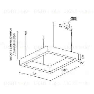 Линейный светодиодный светильник BARTOL LINE HL XSLR VL30619