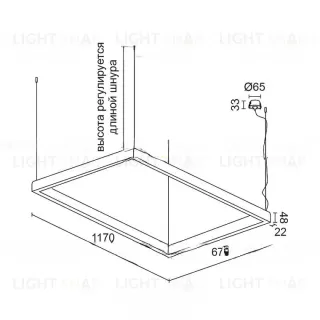 Линейный светодиодный светильник BARTOL Model B LLR VL30595