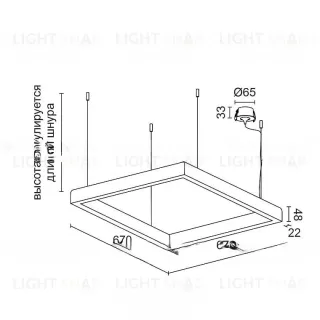 Линейный светодиодный светильник BARTOL Model A MLR VL30530