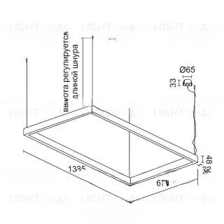 Линейный светодиодный светильник BARTOL Model B XL VL30683